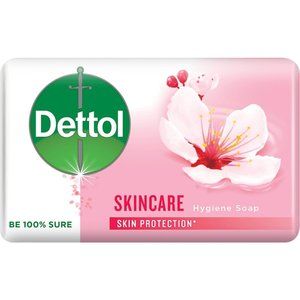 Dettol Skincare Antibacterial Bar Soap 100g, Pink Skin Aid Hygiene Soap, New